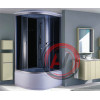 Душевая кабина NG- 2510-14R (1200х800х2150) высокий поддон(45см) стекло ТОНИРОВАННОЕ