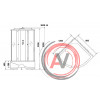 Душевая кабина NG- 3520-14R (1200х800х2150) высокий поддон(45см) стекло ТОНИРОВАННОЕ