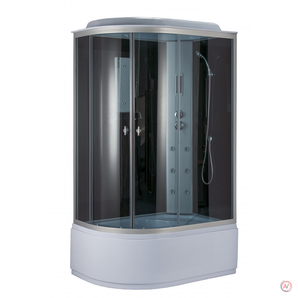 Душевая кабина NG- 3520-14R (1200х800х2150) высокий поддон(45см) стекло ТОНИРОВАННОЕ