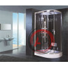 Душевая кабина NG-903-01L (1200х800*2200) низкий поддон(16см) стекло ТОНИРОВАННОЕ