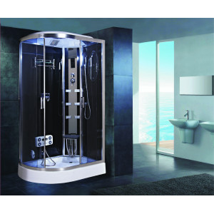 Душевая кабина NG-903-01R (1200х800*2200) низкий поддон(16см) стекло ТОНИРОВАННОЕ