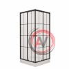 Душевой уголок NG- 0190-14 (900х900х1950) низкий поддон(14см), стекло прозрачное, 2 места