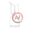 Душевое ограждение Ambassador Abner 10011102L (1000x1000x2000), 1 место
