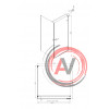 Душевое ограждение Ambassador Abner 10011102R (1000x1000x2000), 1 место