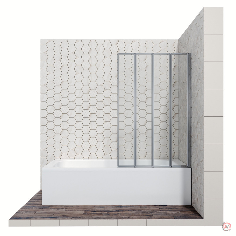 Шторка для ванны Ambassador Bath Screens 16041110R (900x1400), 1 место