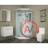 Душевая кабина NG- 6001-01GD (900х900х2200) низкий поддон (16 см) стекло ПРОЗРАЧНОЕ, 4 места