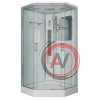 Душевая кабина NG- 6001-01GD (900х900х2200) низкий поддон (16 см) стекло ПРОЗРАЧНОЕ, 4 места