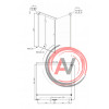 Душевое ограждение Ambassador Diamond 12011106L (1000x1000x2000), 1 место