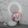 Зеркало ARMA D800 (800*800*45) LED с сенсорным выключателем и гравировкой