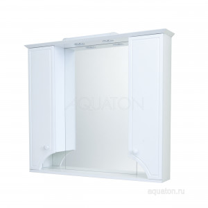 Зеркальный шкаф Aquaton Элен 95 белый 1A218602EN010