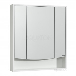 Зеркальный шкаф Aquaton Инфинити 76 белый 1A192102IF010