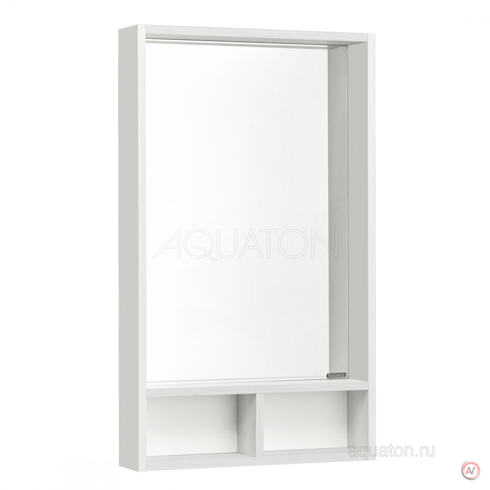 Зеркало Aquaton Йорк 50 белый, выбеленное дерево 1A170002YOAY0