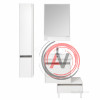 Зеркальный шкаф Aquaton Капри 60 белый глянец 1A230302KP010