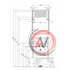 Зеркальный шкаф Aquaton Капри 60 белый глянец 1A230302KP010
