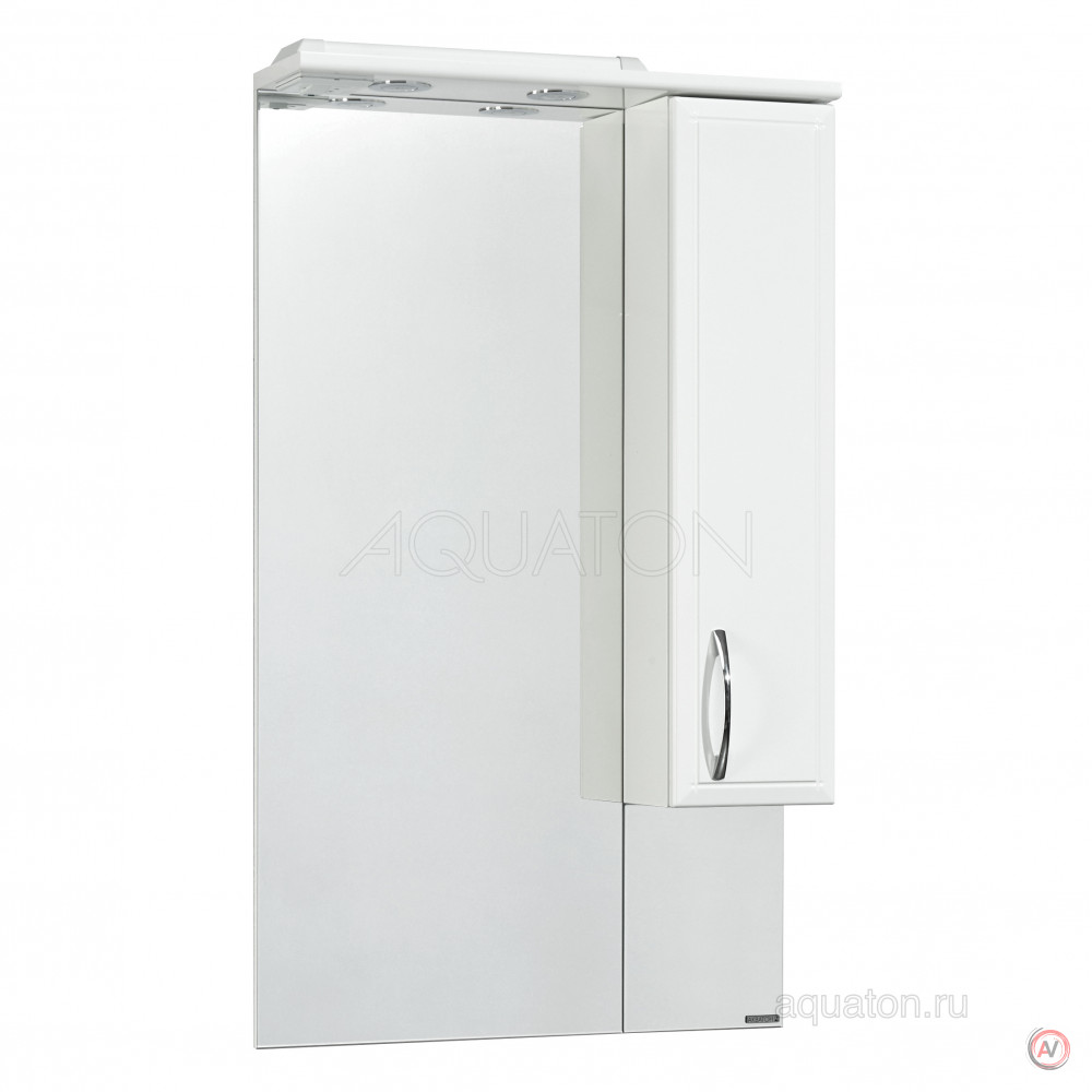 Зеркальный шкаф Aquaton Марсия 67 правый белый 1A007502MS01R