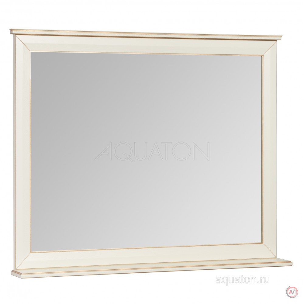 Зеркало Aquaton Беатриче 105 слоновая кость с патиной 1A187302BEM60