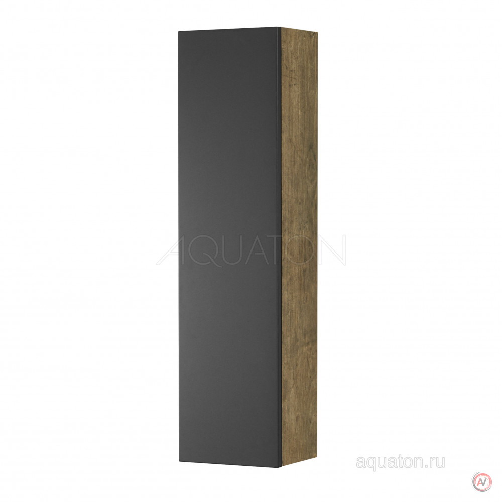Шкафчик Aquaton модуль Терра 24 дуб кантри, антрацит 1A247403TEKA0