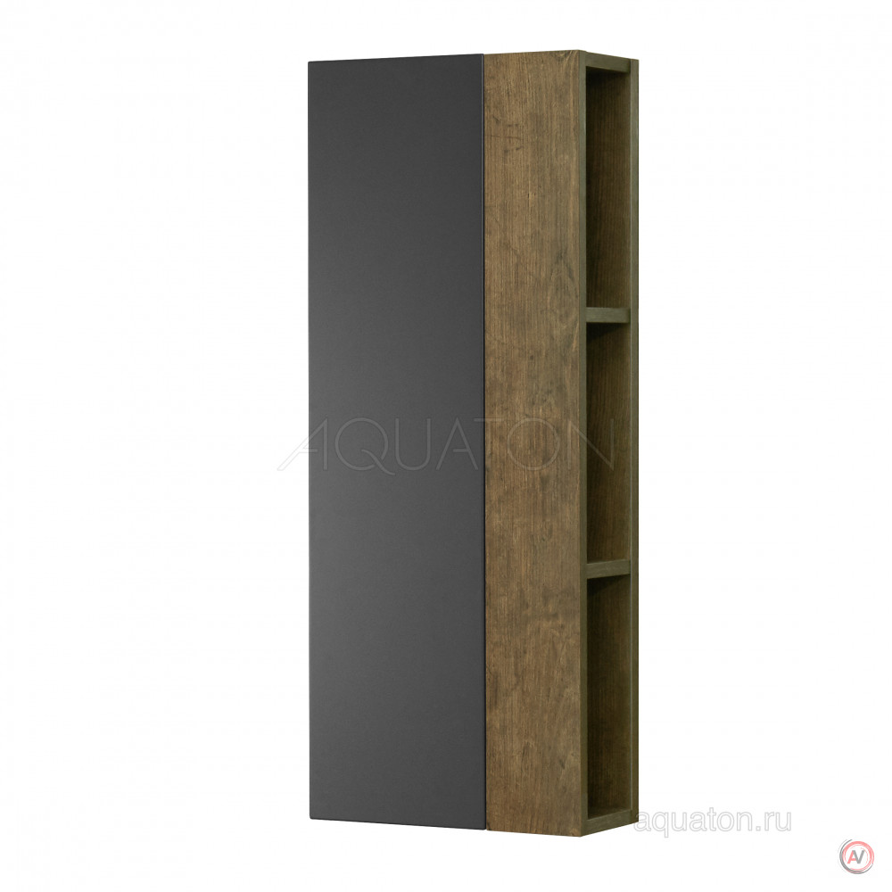 Шкафчик Aquaton модуль Терра 35 дуб кантри, антрацит 1A247103TEKA0