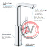 Смеситель Grohe Lineare New 23296001 для раковины