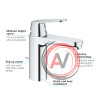 Смеситель Grohe Eurosmart Cosmopolitan 23325000 для раковины