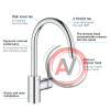 Смеситель Grohe Concetto New 32663003 для кухонной мойки