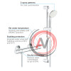 Душевой комплект Grohe Grohtherm 800 34565001