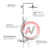 Душевая стойка Grohe Euphoria SmartControl 260 Mono 26510000 с термостатом