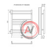 Полотенцесушитель водяной Lemark Poseidon LM42607 П7 500x600