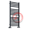 Полотенцесушитель водяной Lemark Bellario LM68116BL П16 500x1100, черный