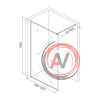 Душевая перегородка Walk In, черный 120x195, Slide, IDDIS, SLI8BS2i23