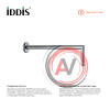 Кронштейн для верхнего душа, IDDIS, 001SB33i61
