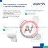 Сиденье для унитаза, полипропилен, 010, Milardo, 010PP00M31