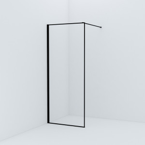 Душевая перегородка Walk In, черный 80x195, Slide, IDDIS, SLI8BS8i23