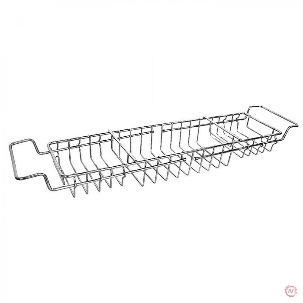 Полка между бортов ванны, проволока стальная, 02, Milardo, 102W000M44