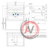 Тумба подвесная, белая, 60 см, Cloud, IDDIS, CLO60W0i95. Подходит умывальник: 0136000i28