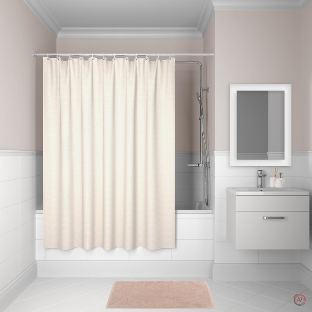 Штора для ванной комнаты, 180*200см, Полиэстер, IDDIS, D30P218i11