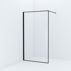 Душевая перегородка Walk In, черный 110x195, Slide, IDDIS, SLI8BS7i23