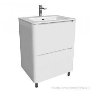 Тумба напольная, белая, 60 см, Edifice, IDDIS, EDI60WFi95. Подходит ум. 0106000i28