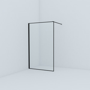 Душевая перегородка Walk In, черный 120x195, Slide, IDDIS, SLI8BS2i23