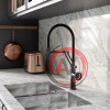Смеситель для кухни с гибким изливом, графит, Grange, IDDIS, GRAGMFLi05