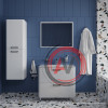 Тумба напольная, белая, 80 см, Brick, IDDIS, BRI80WFi95. Подходит ум. 0108000i28