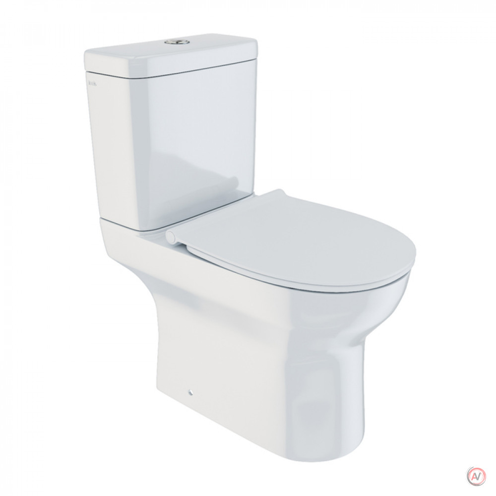 Унитаз-компакт, безободковый, Drum, DRU2DSEi24, IDDIS