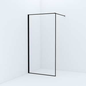 Душевая перегородка Walk In, черный 100x195, Slide, IDDIS, SLI8BS1i23