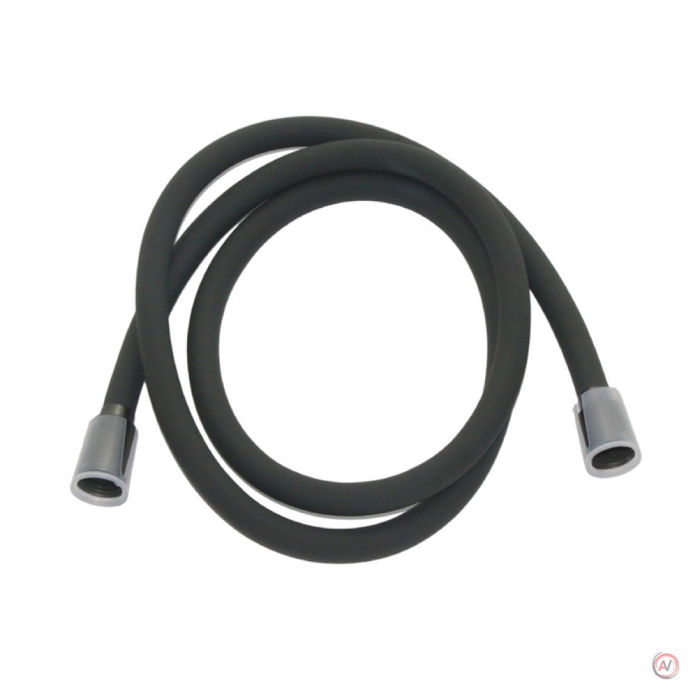 Шланг для душа, графитовый матовый, силиконовый, 1,2м, Optima Home, IDDIS, OPH12GLi19