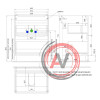 Тумба напольная, белая, 60 см, Edifice, IDDIS, EDI60WFi95. Подходит ум. 0106000i28