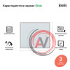 Зеркало с подсветкой, 80 см, Slide, IDDIS, SLI8000i98