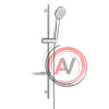 Душевой гарнитур, 340, Milardo, 3401F60M16