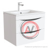 Тумба подвесная, белая, 60 см, Cloud, IDDIS, CLO60W0i95. Подходит умывальник: 0136000i28