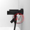 Смеситель для ванны с управлением Push Control, черный матовый, Shelfy, IDDIS, SHEBLBTi02WA