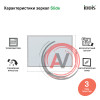 Зеркало с подсветкой, 100 см, Slide, IDDIS, SLI1000i98